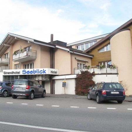 Strandhotel Seeblick Faulensee Exterior foto