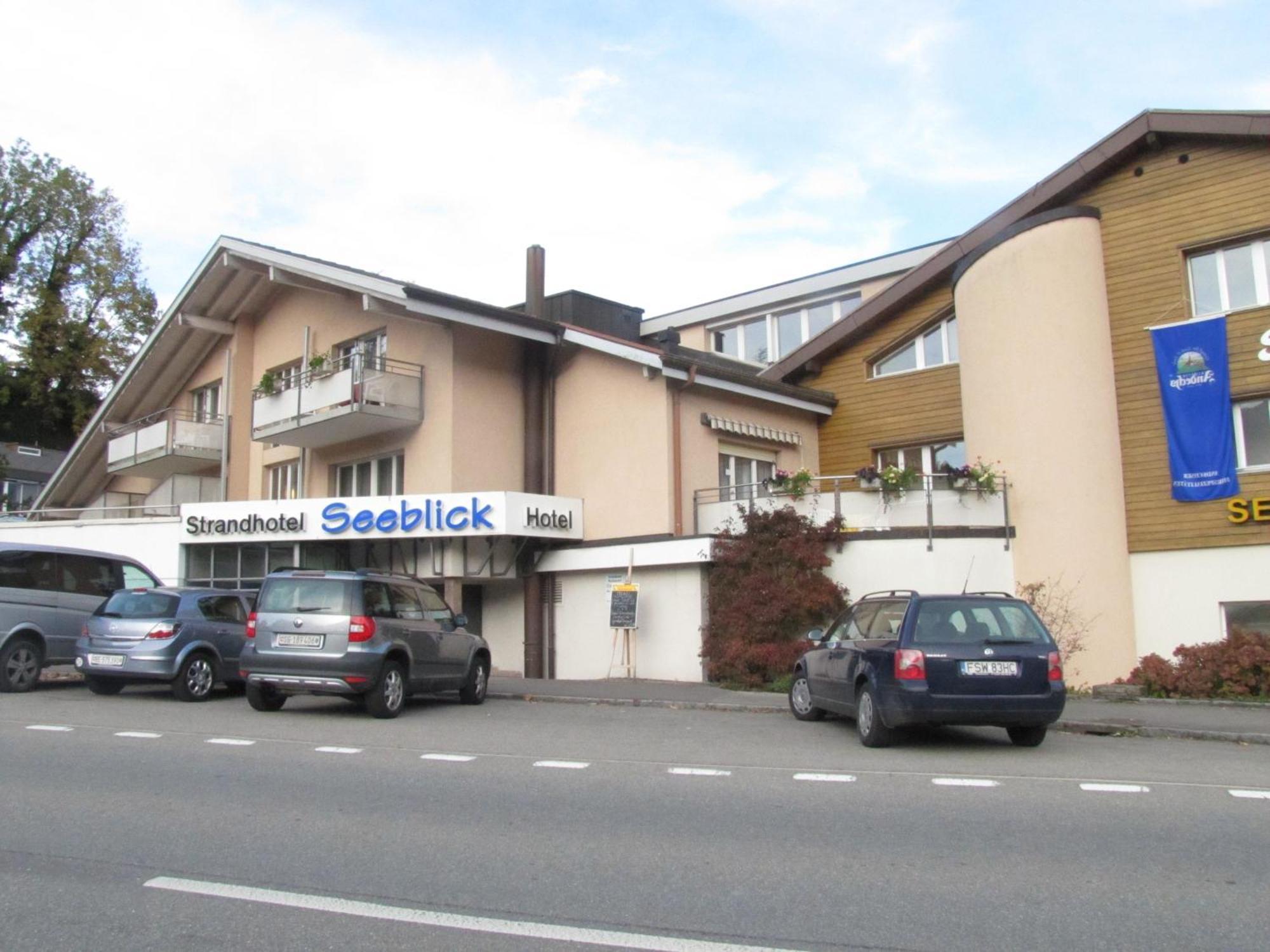 Strandhotel Seeblick Faulensee Exterior foto